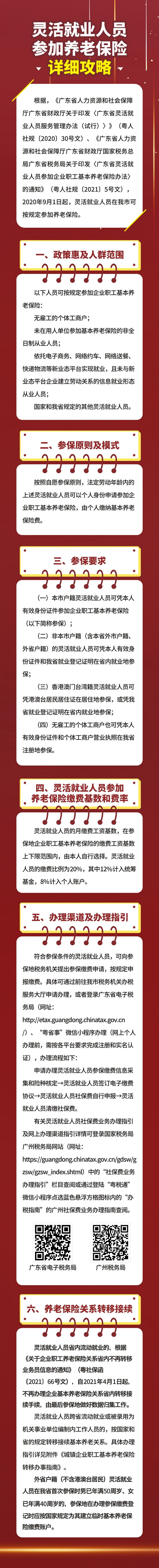 灵活就业人员参加养老保险详细攻略