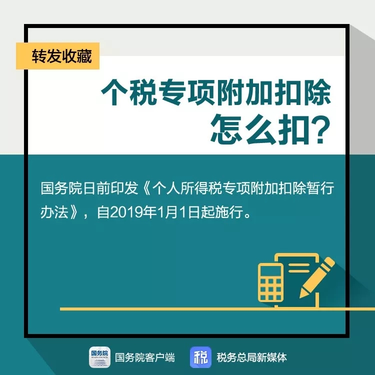 个税附加扣除项目