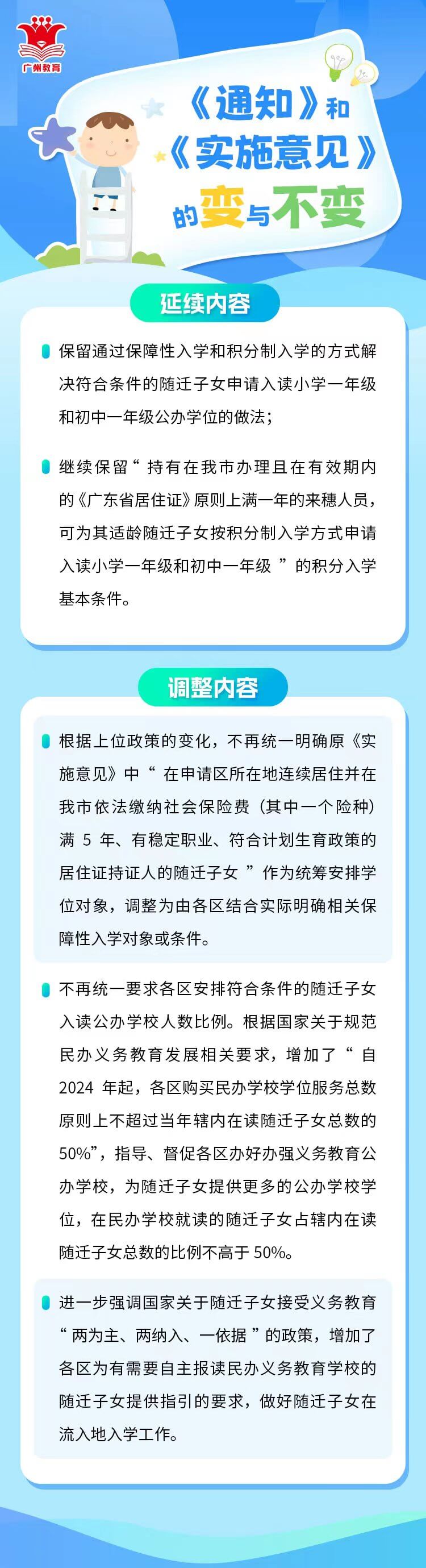 入户广州随迁子女接受义务教育工作方案出炉！（自2023年9月1日起施行，有效期5年）