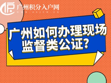 广州现场监督公证全攻略：流程、材料与类别解析